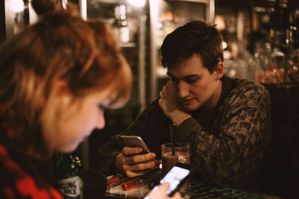 Texting habits of a guy who likes you 3